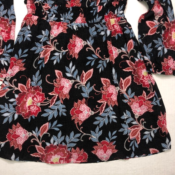 🆕❤️ LOFT Paisley Smocked Flare Dress ❤️NWT - Picture 7 of 8